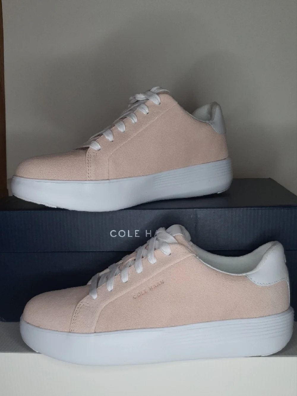 COLE HAAN Suede Grand Crosscourt Traveler Sneakers - NWT + Free Gift - Picture 3 of 7